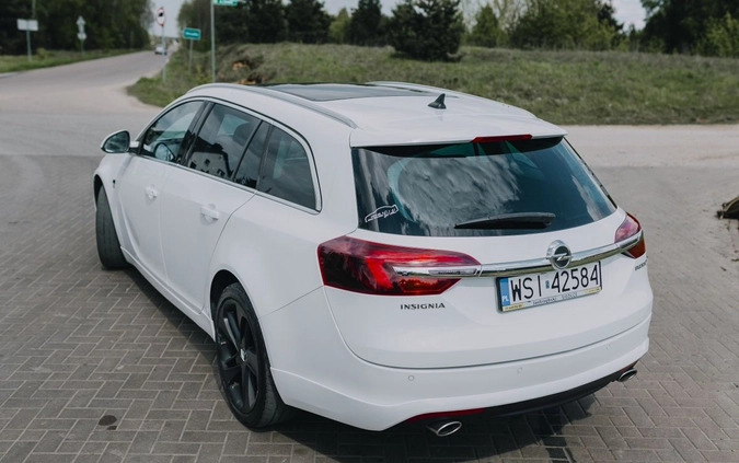 Opel Insignia cena 43900 przebieg: 185000, rok produkcji 2013 z Siedlce małe 436
